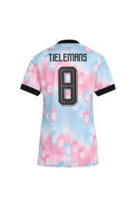 Belgia Youri Tielemans #8 Jalkapallovaatteet Naisten Vieraspaita MM-kisat 2026 Lyhythihainen